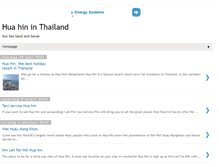 Tablet Screenshot of huahininthailand.com